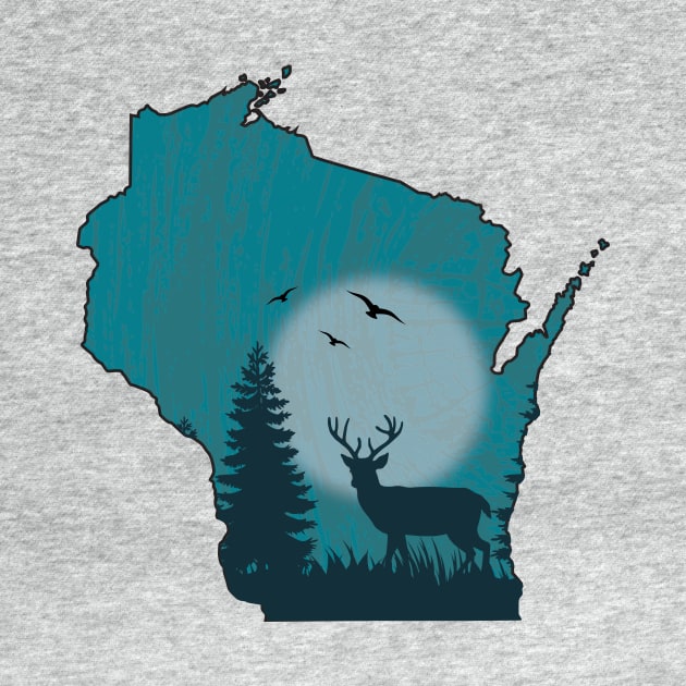 Wisconsin Deer Hunting by DoctorWatsonDesigns